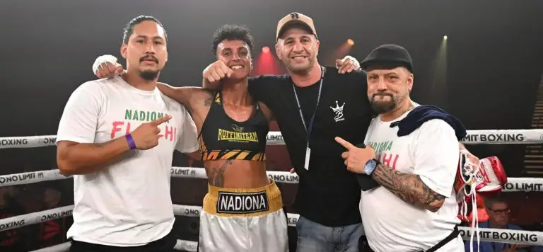 Angel Rushton beaten by Ndia Flalhi